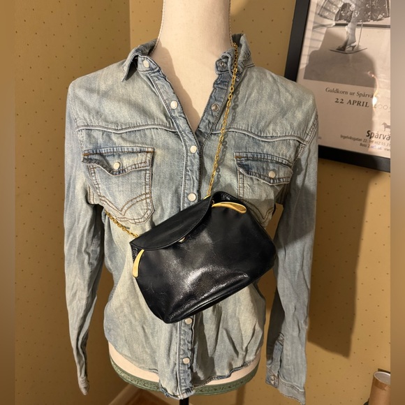 Rodo black leather shoulder bag - Picture 12 of 14